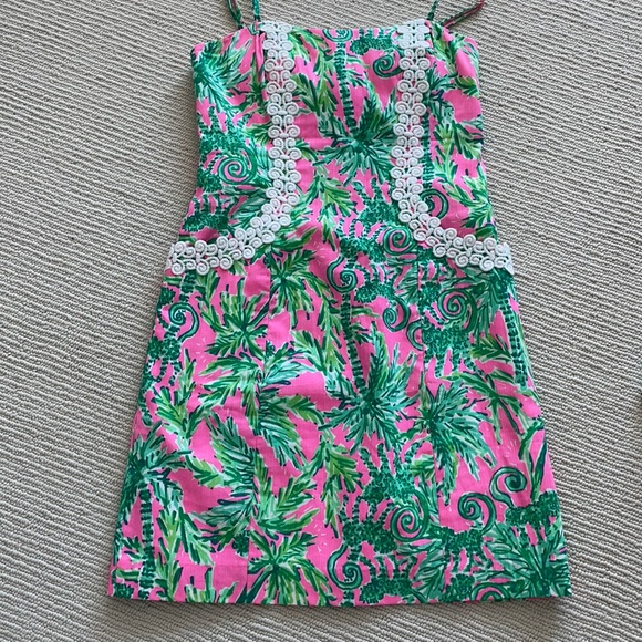 NWT Lilly Pulitzer Shelly Stretch Dress Hangin Around Size 00 - Picture 1 of 5